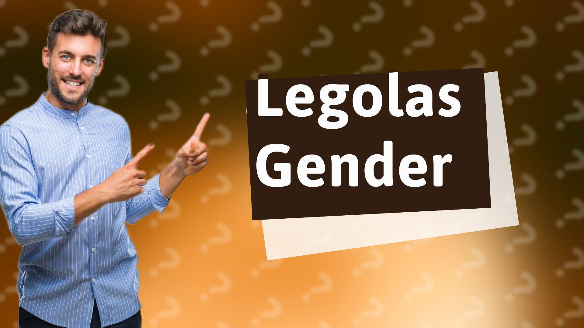 Legolas Gender
