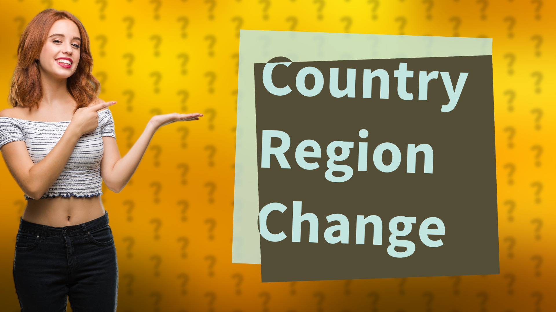 Country Region Change