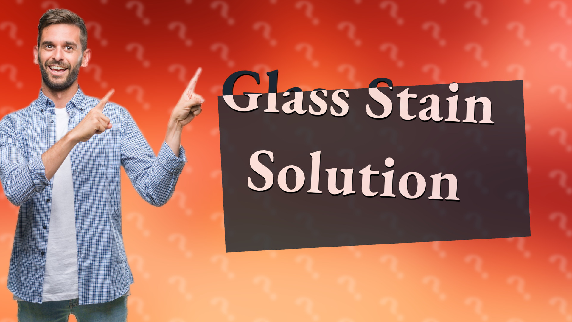 Glass Stain Solution