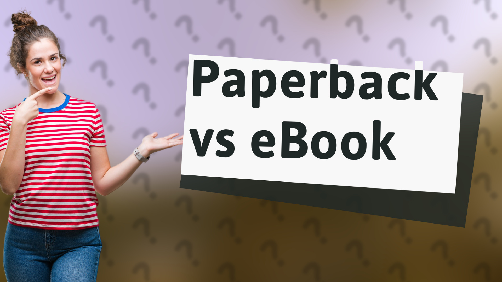 Paperback vs eBook