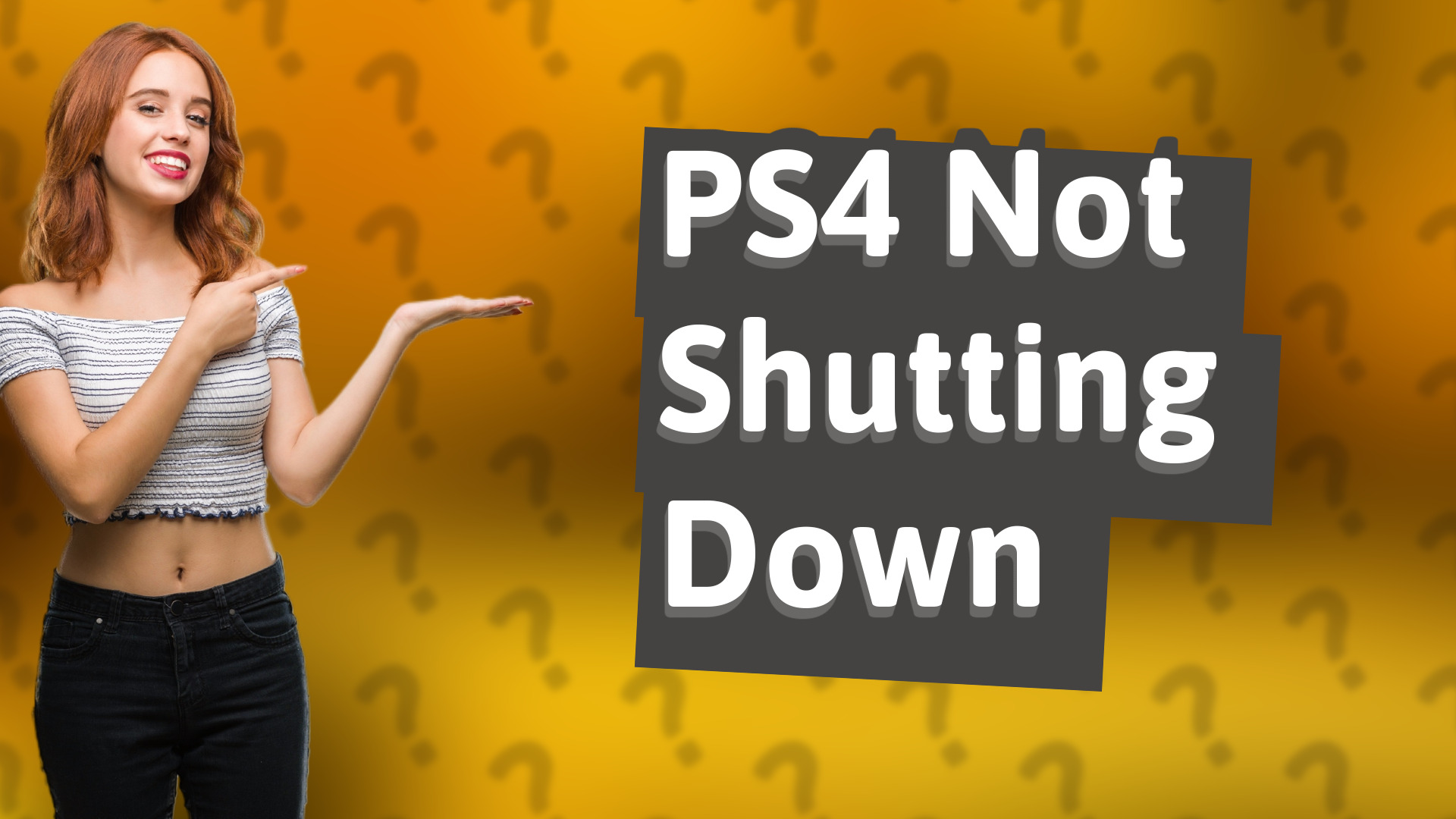 PS4 Not Shutting Down