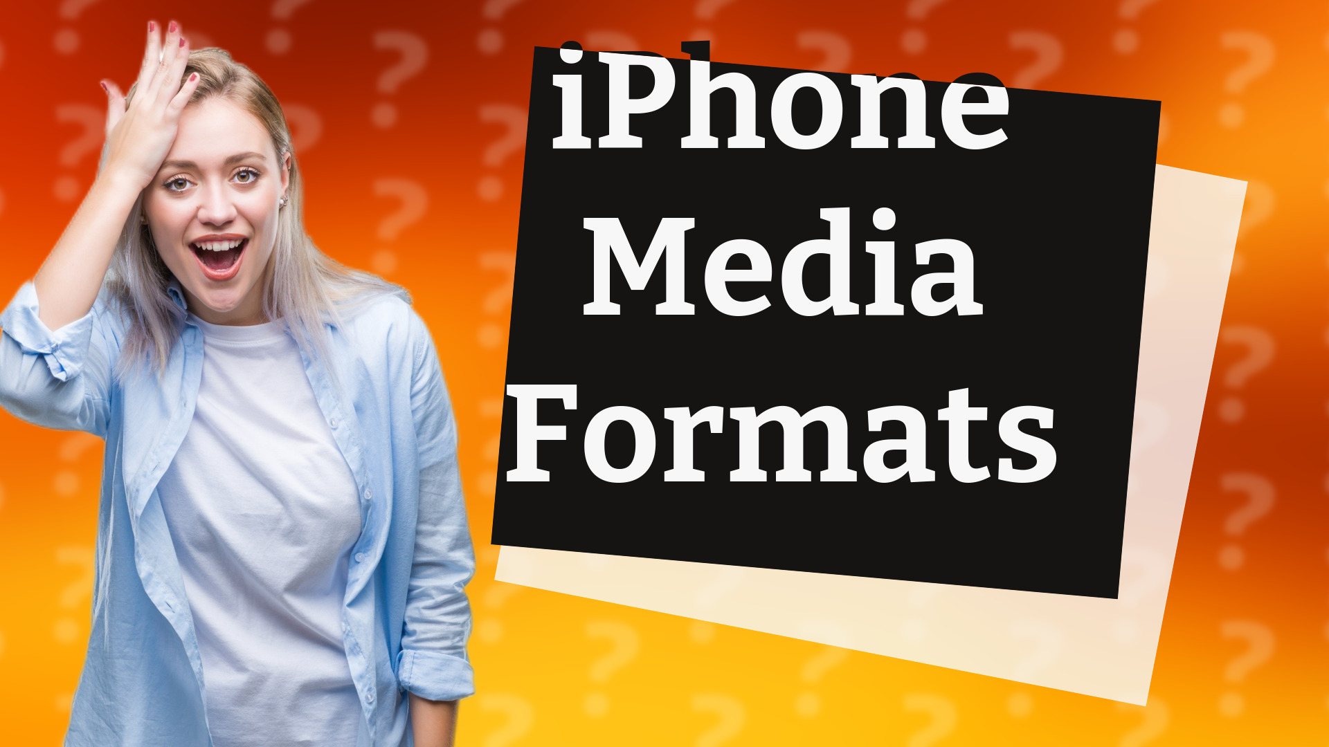 iPhone Media Formats