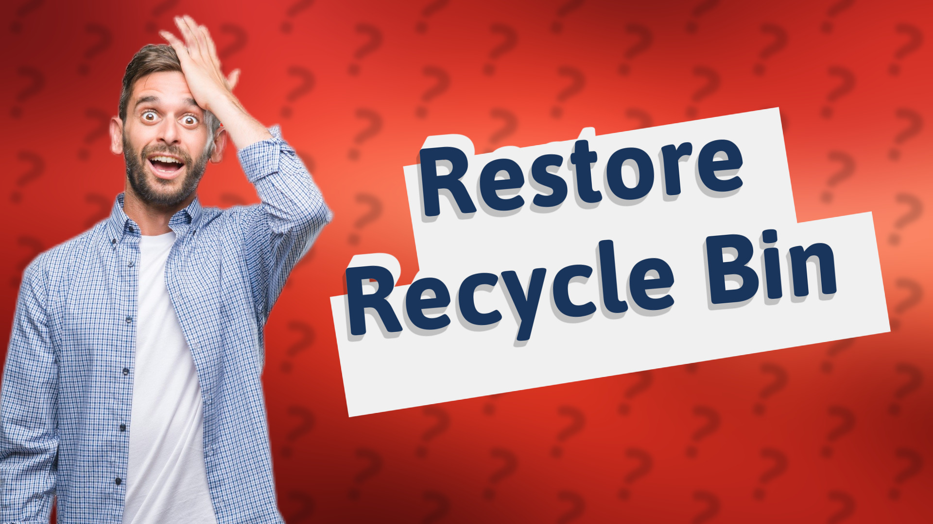 Restore Recycle Bin