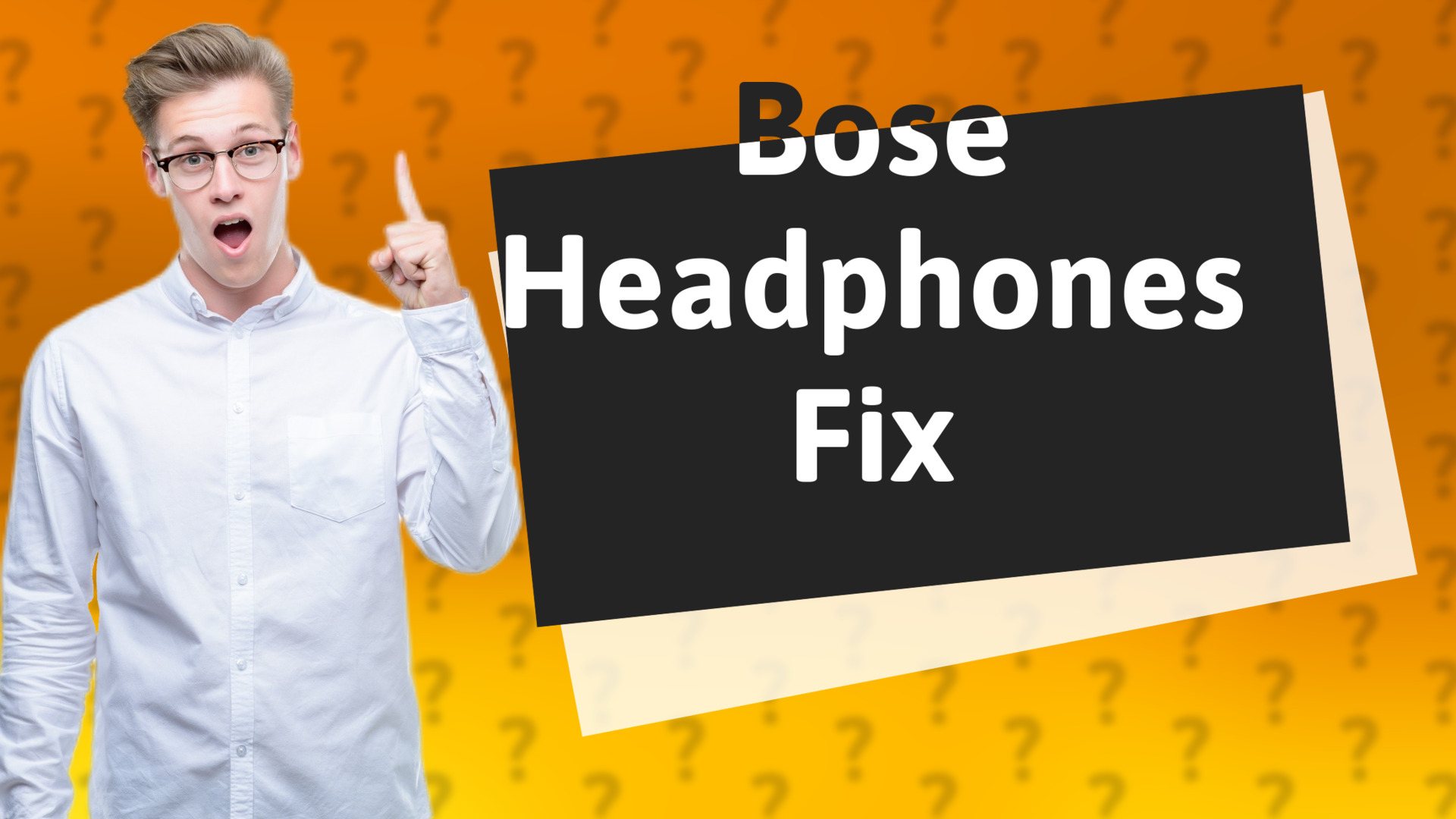 Bose Headphones Fix