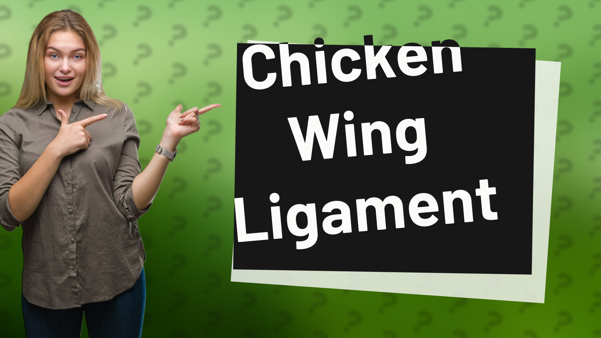 Chicken Wing Ligament