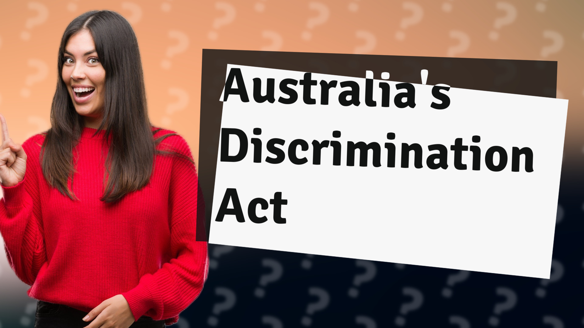 Australia's Discrimination Act