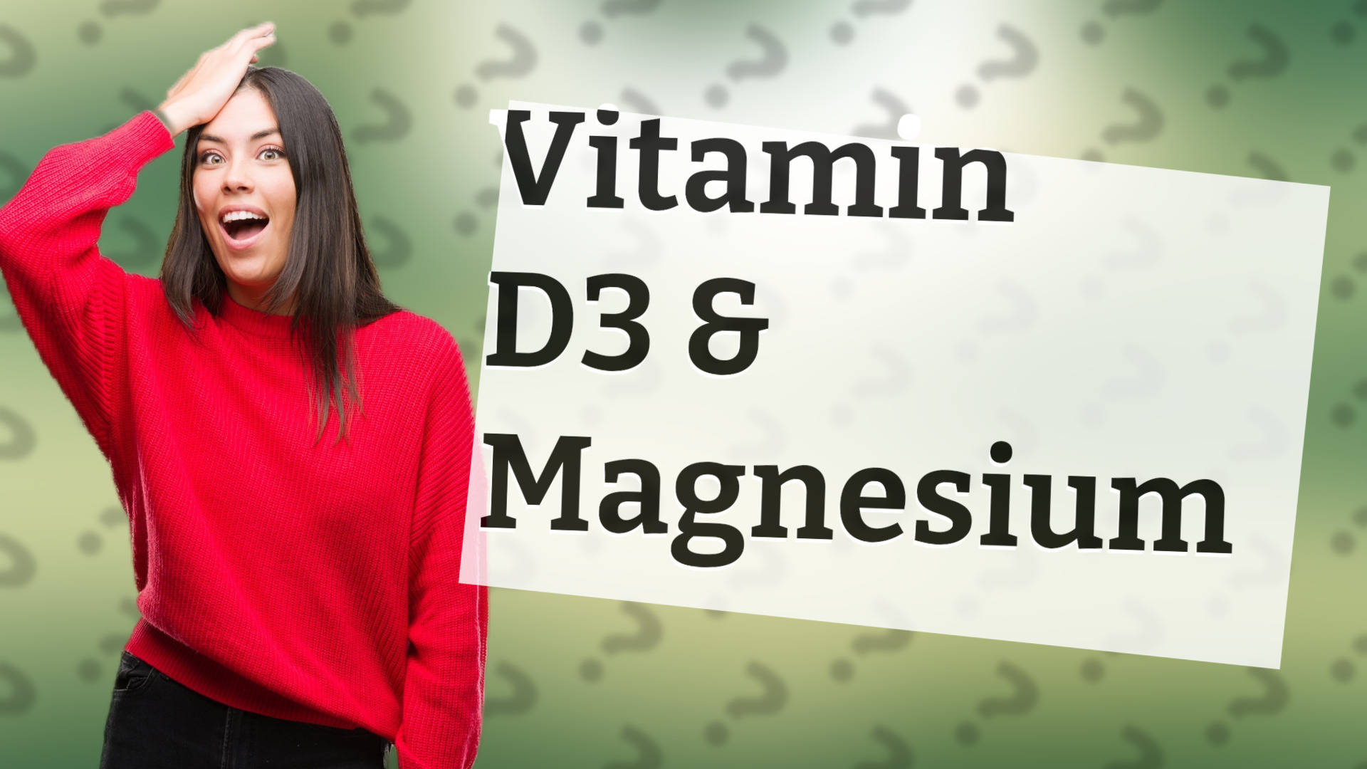 Vitamin D3 & Magnesium