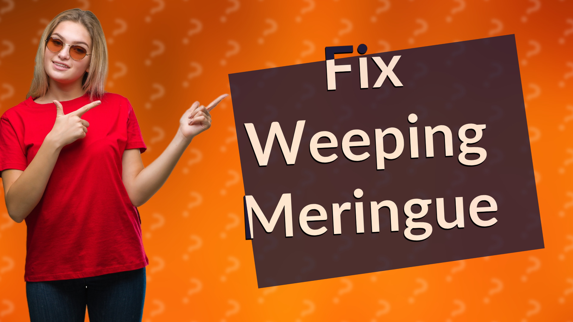 Fix Weeping Meringue