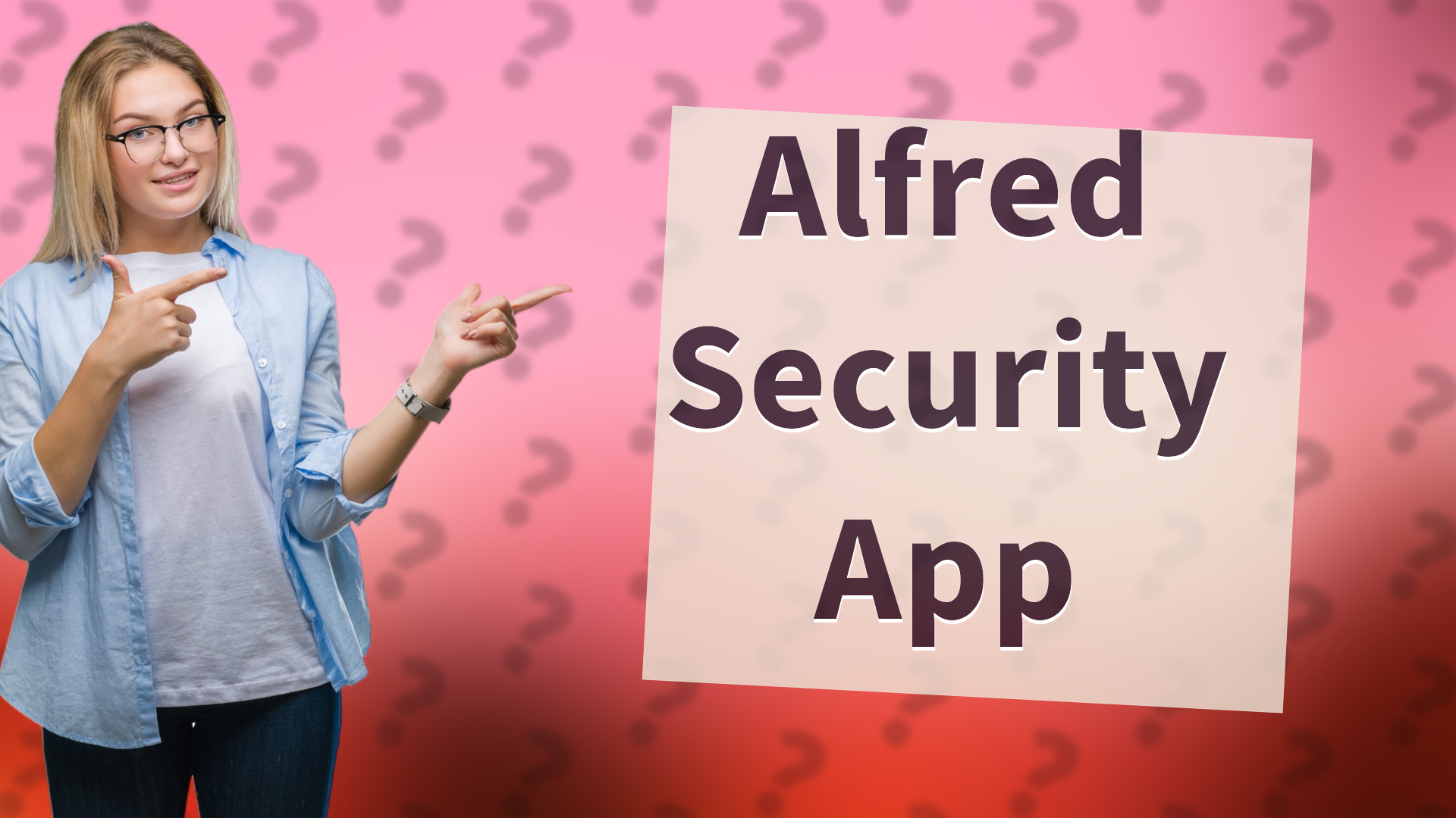 Alfred Security App