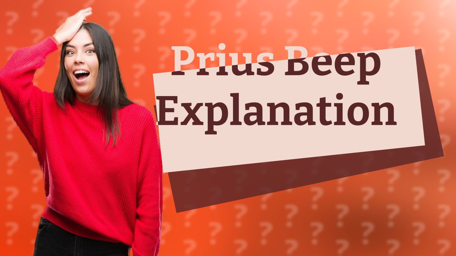 Prius Beep Explanation