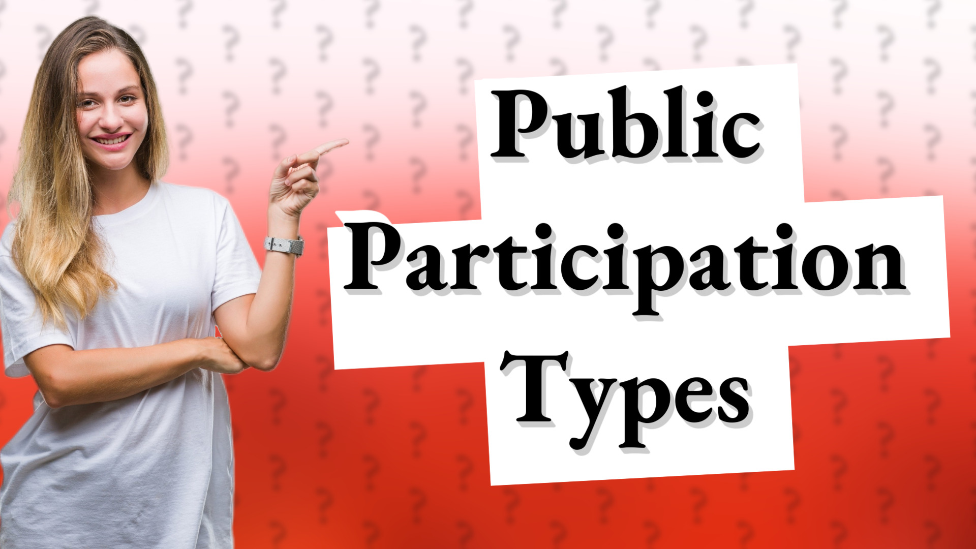 Public Participation Types