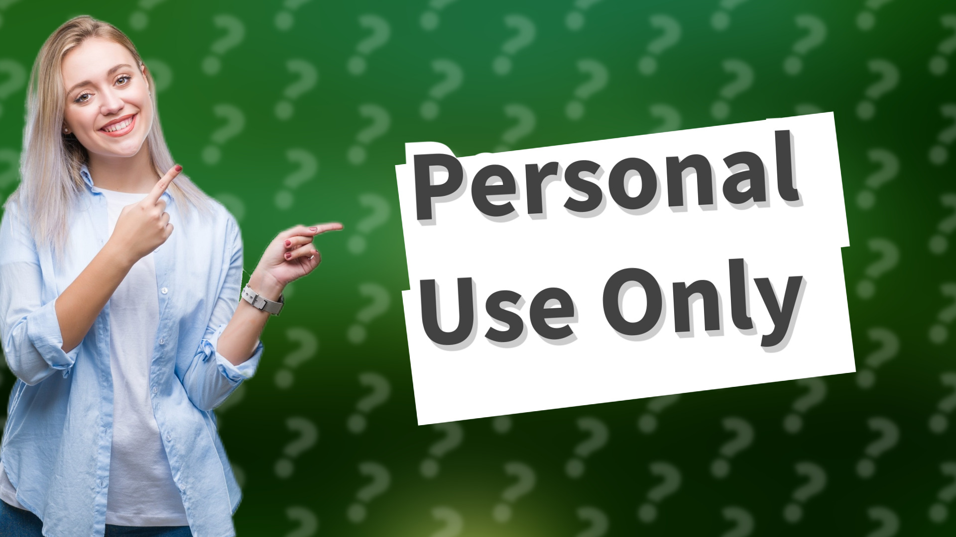 Personal Use Only