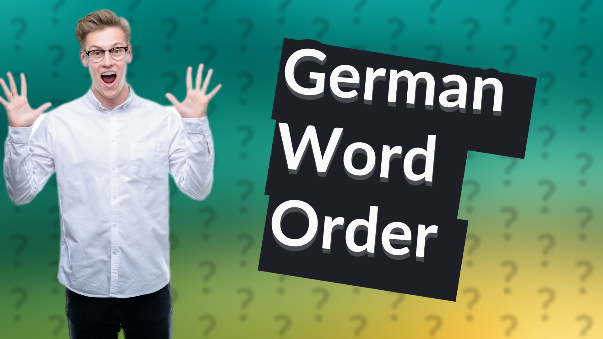 German Word Order