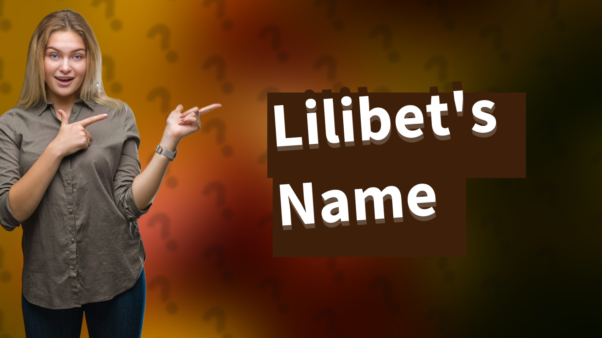 Lilibet's Name