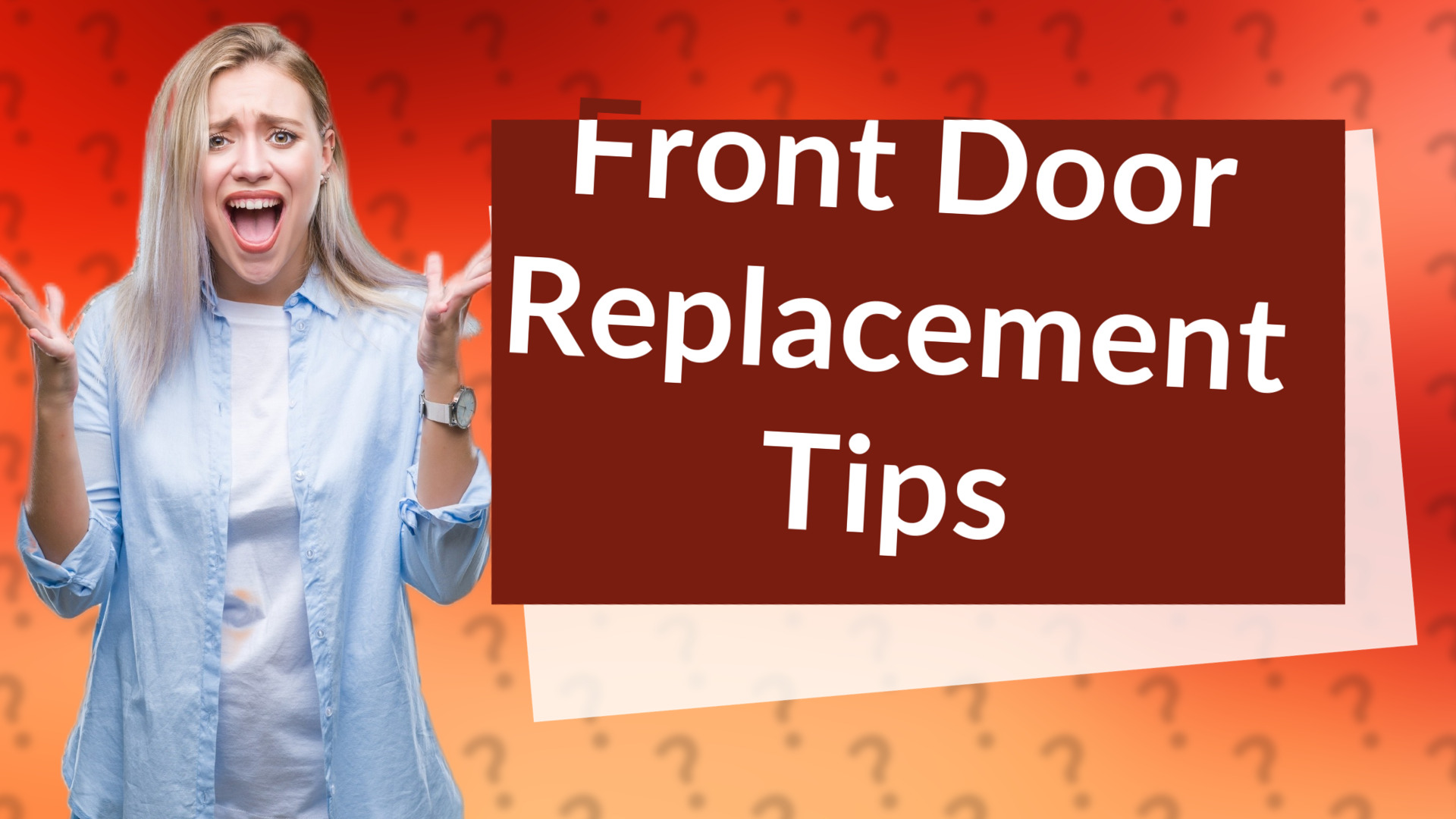 Front Door Replacement Tips