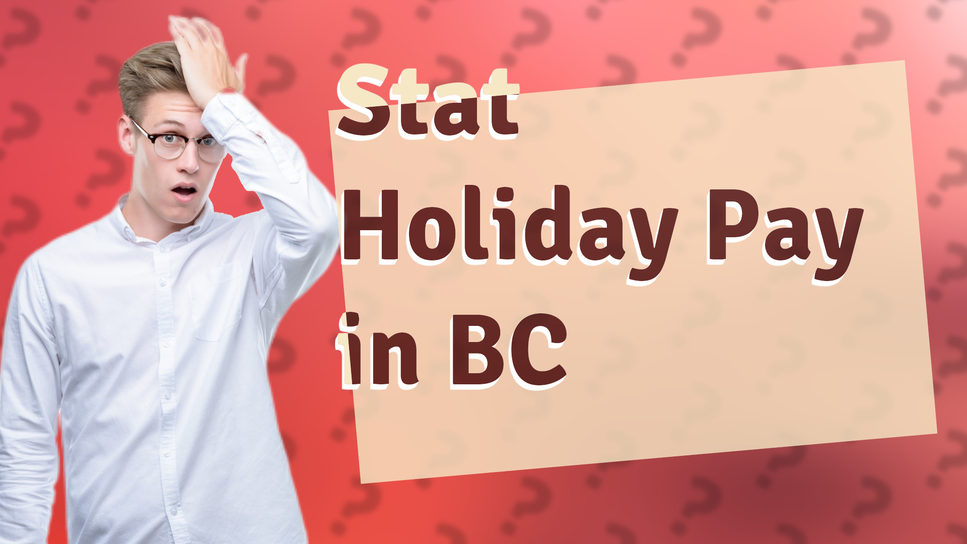 Stat Holiday Pay in BC