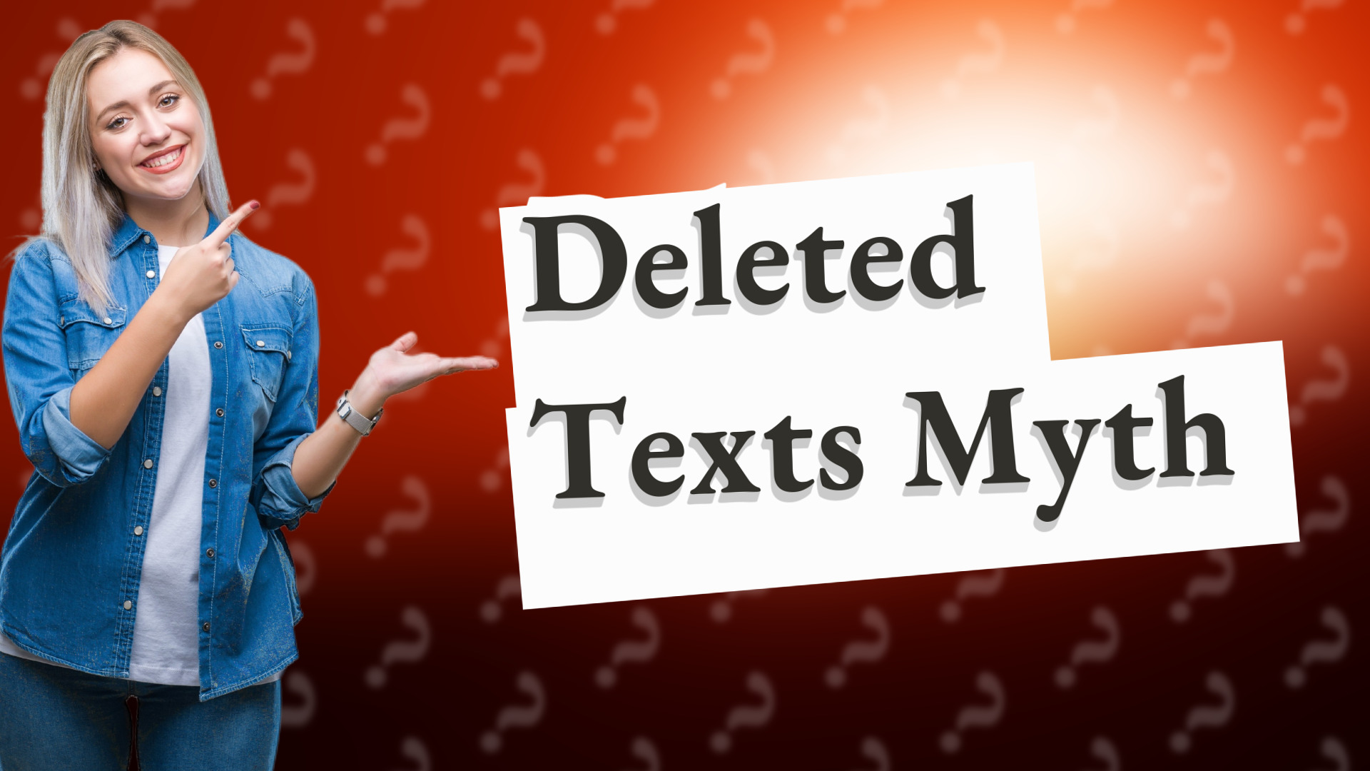 Deleted Texts Myth