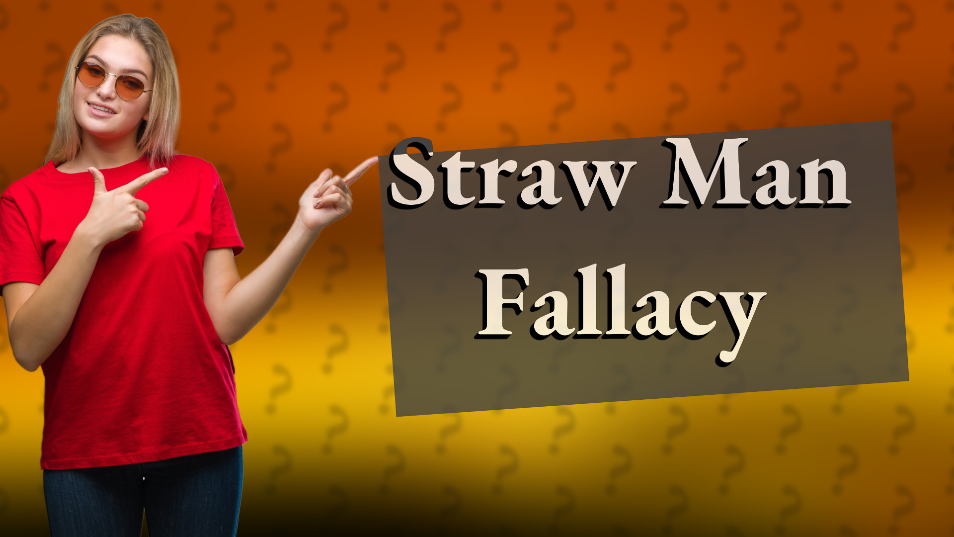 Straw Man Fallacy