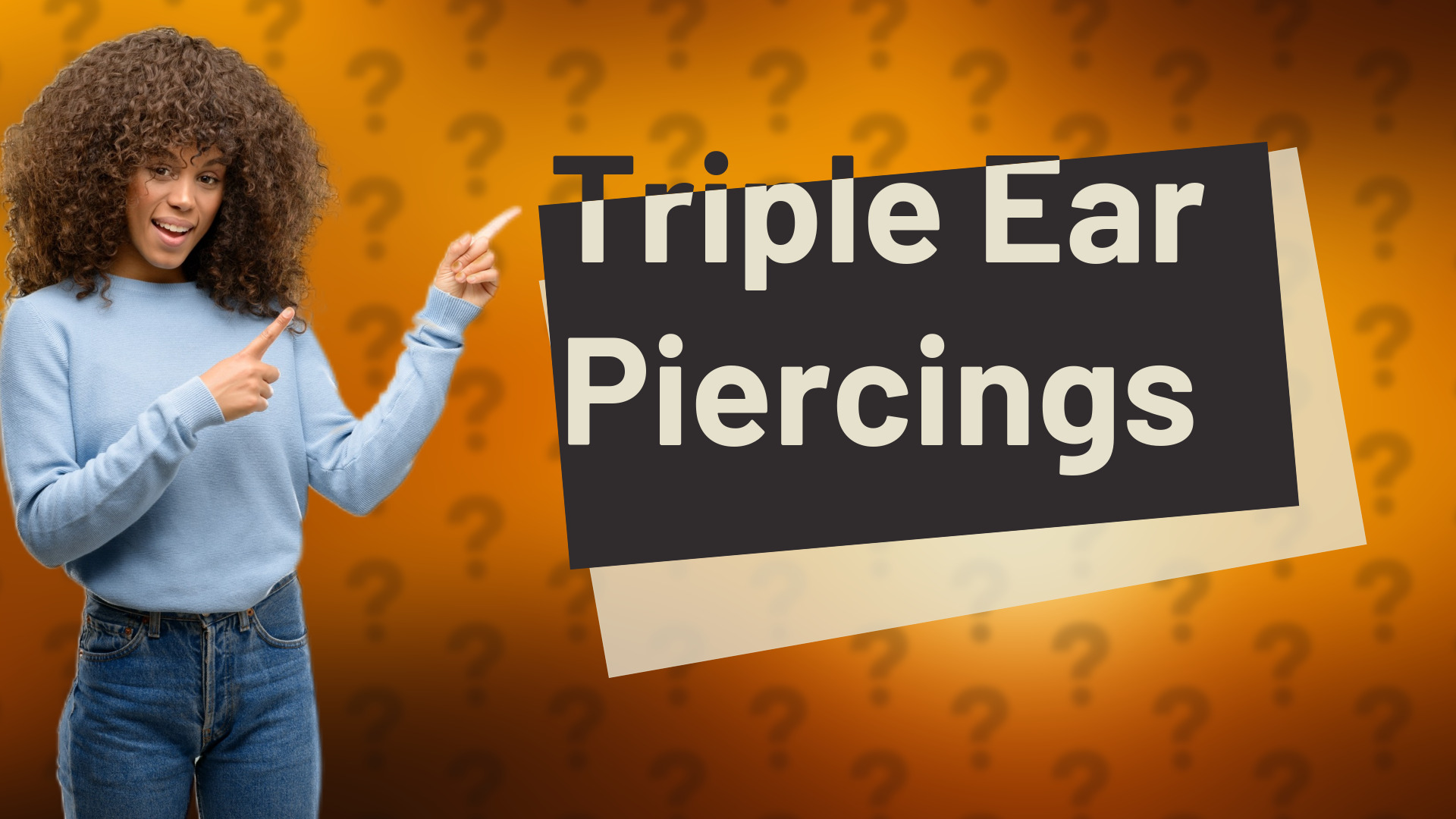 Triple Ear Piercings