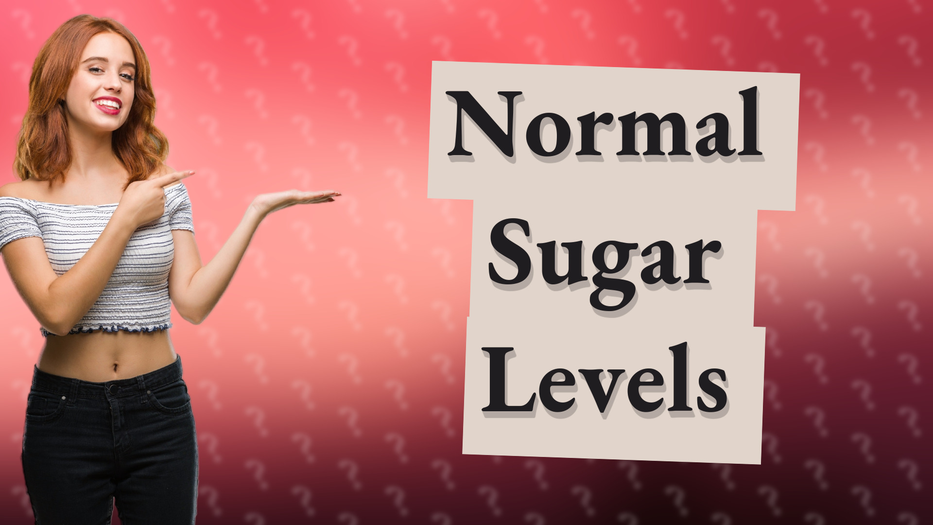Normal Sugar Levels