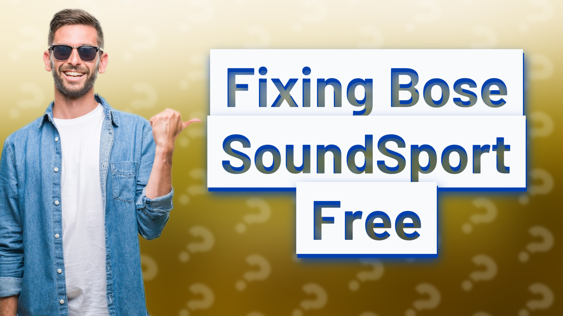 Fixing Bose SoundSport Free