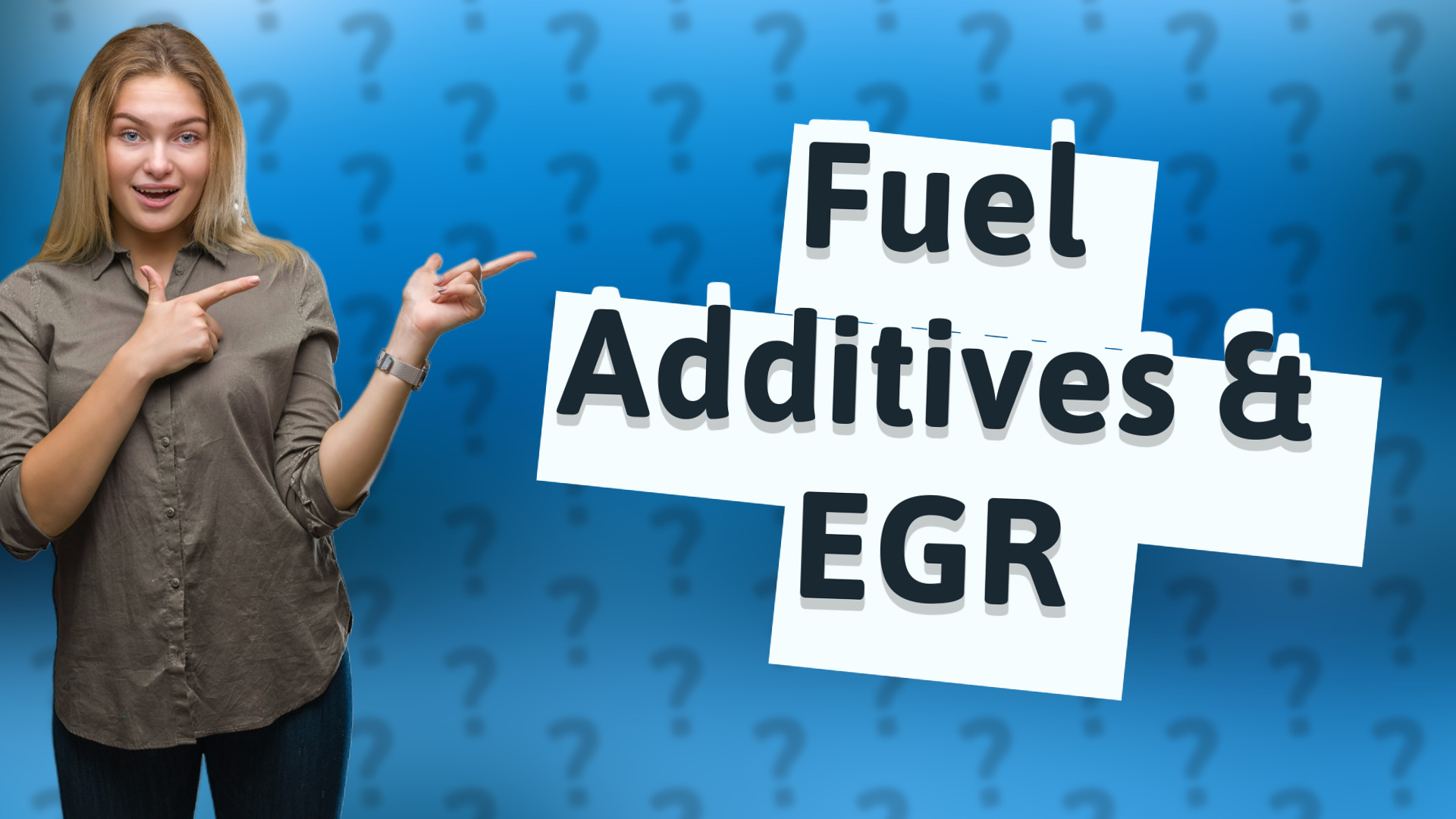 Fuel Additives & EGR