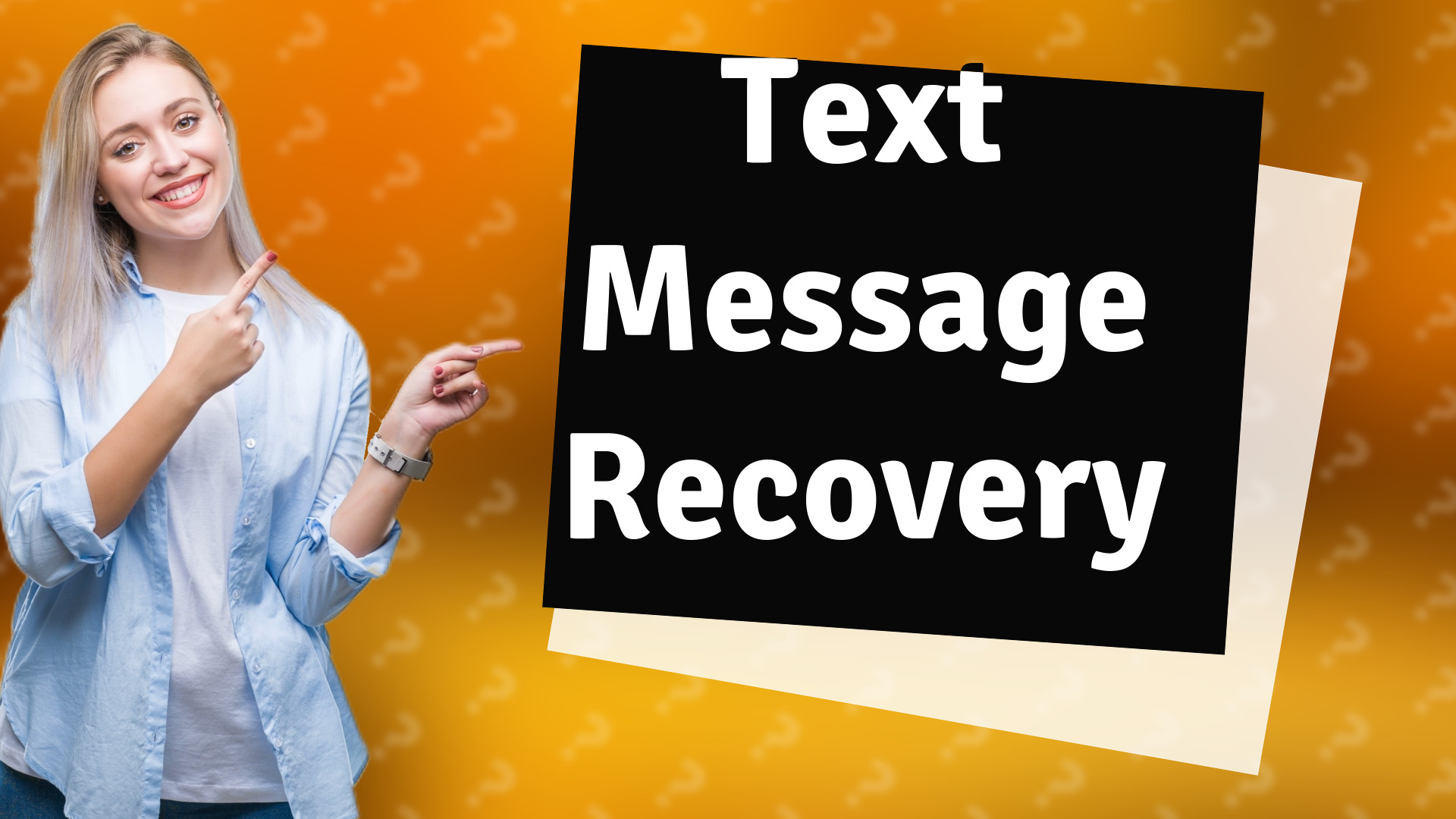 Text Message Recovery