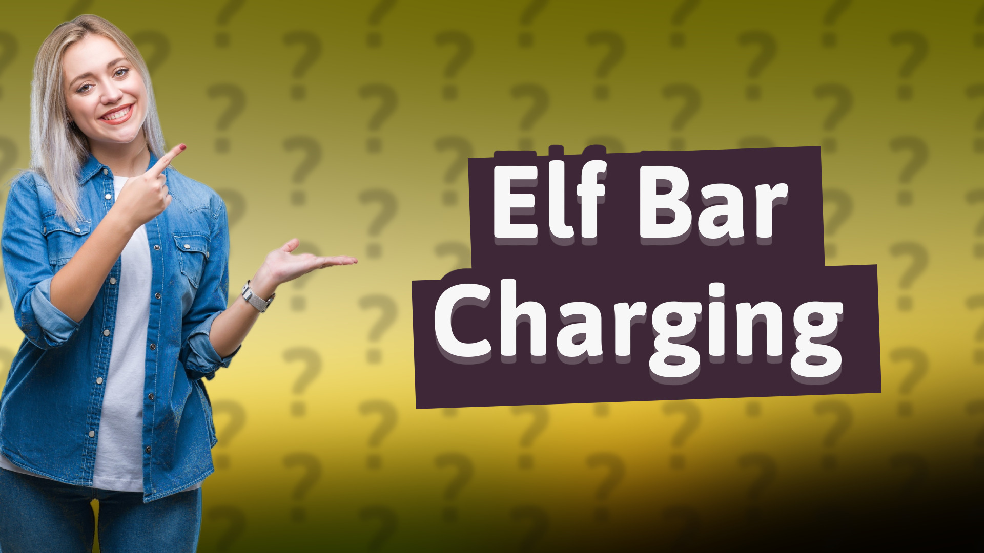 Elf Bar Charging
