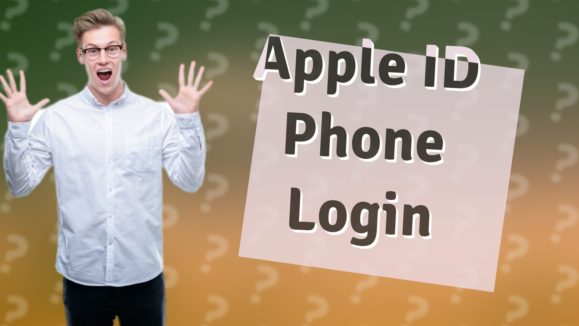 Apple ID Phone Login