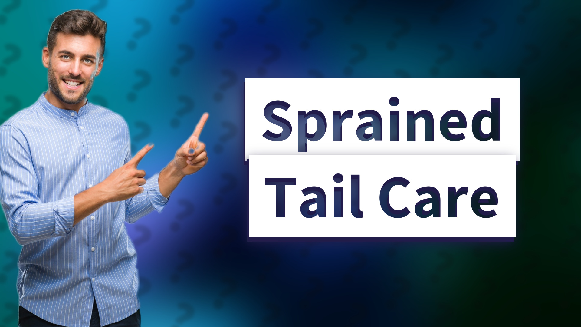 Sprained Tail Care