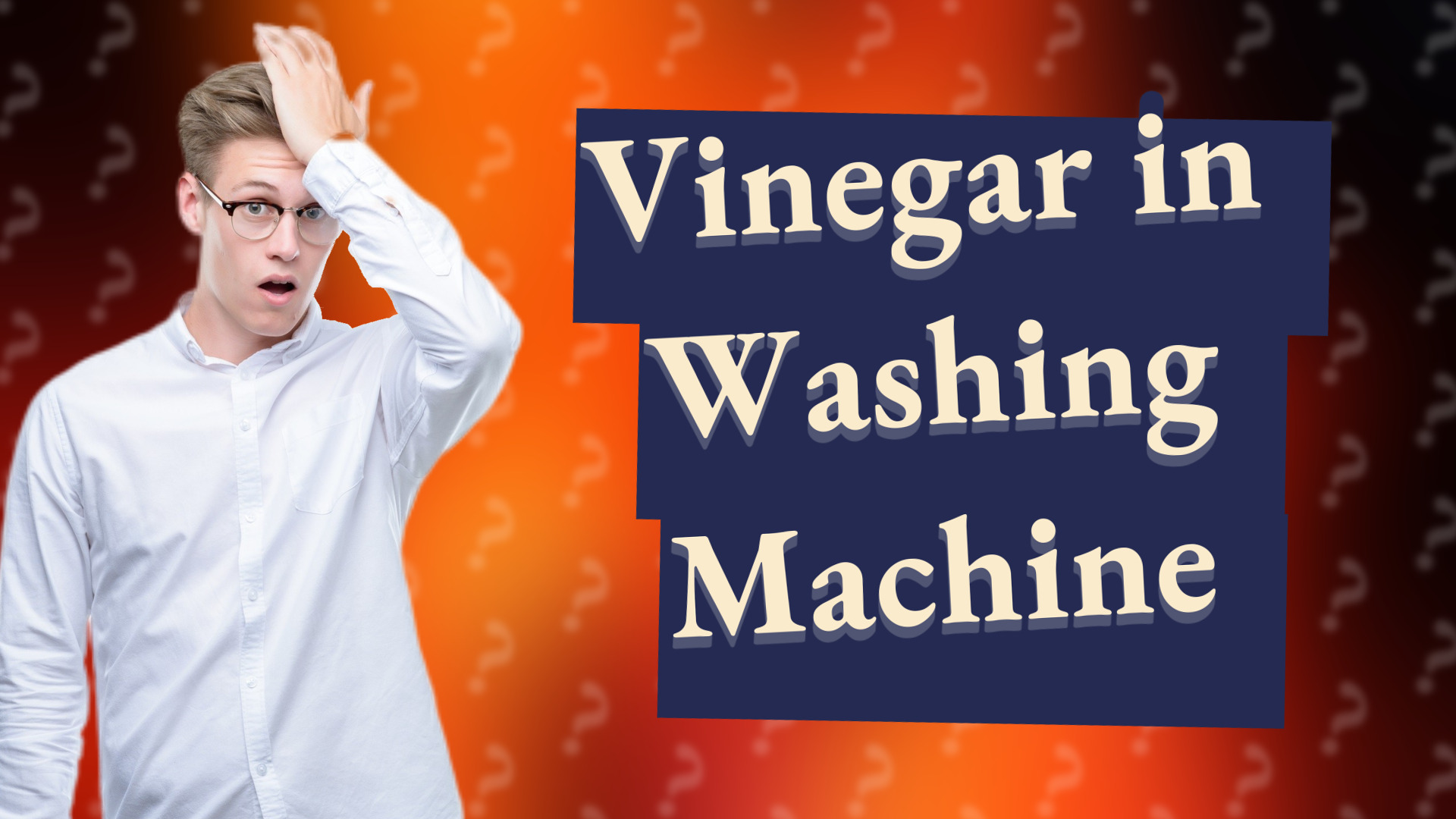 Vinegar in Washing Machine
