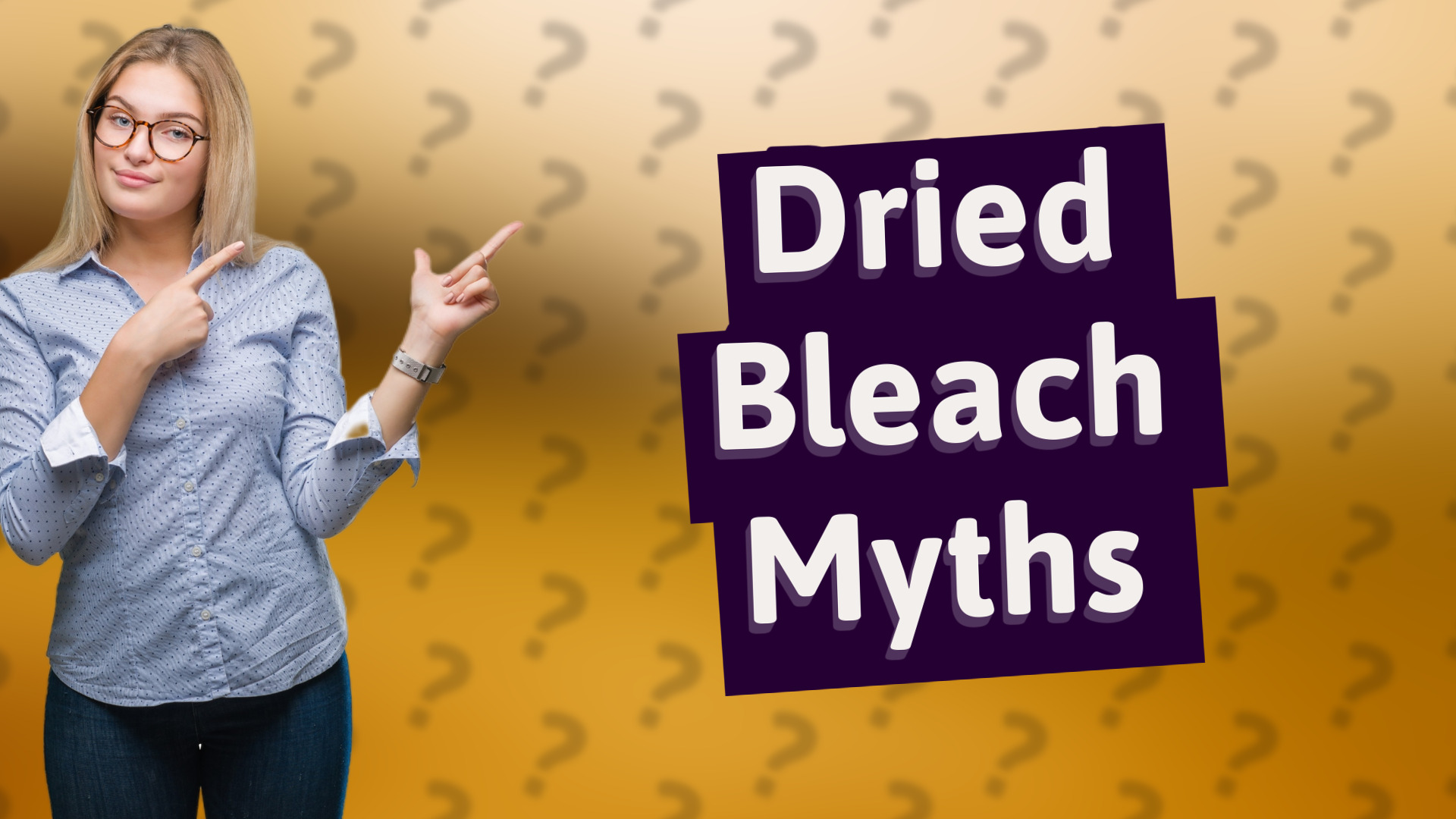 Dried Bleach Myths