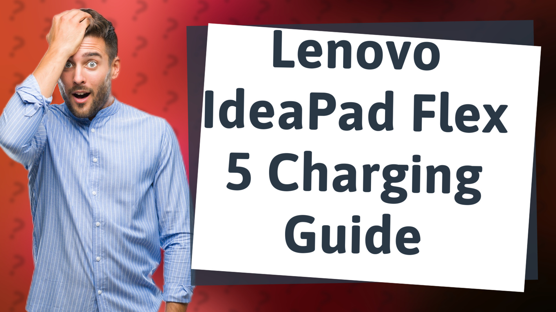 Lenovo IdeaPad Flex 5 Charging Guide