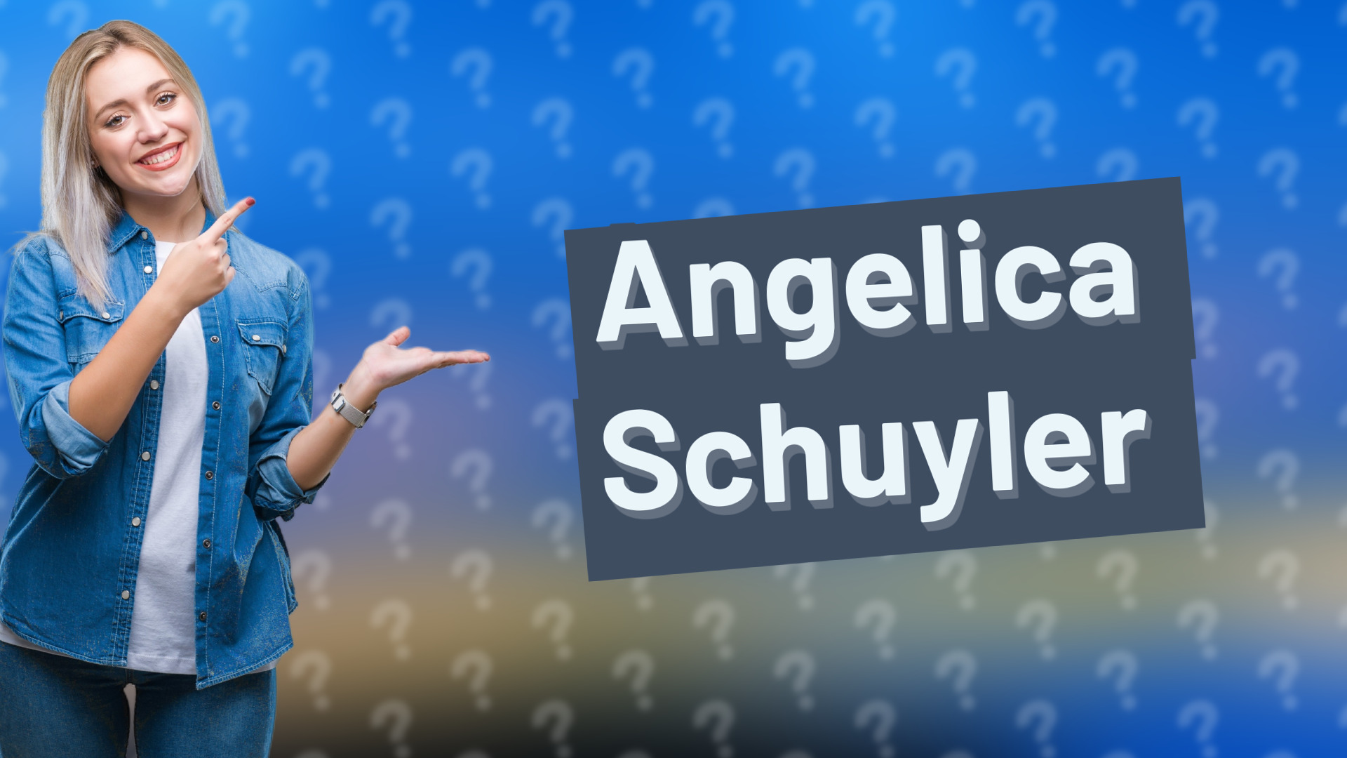 Angelica Schuyler