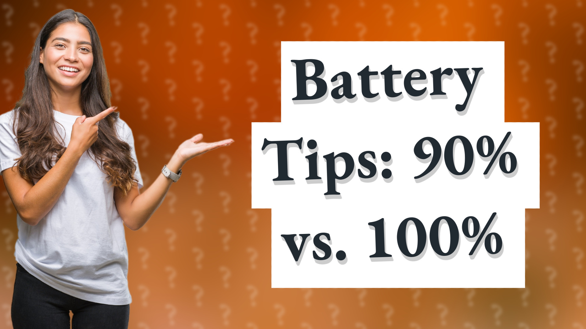 Battery Tips: 90% vs. 100%