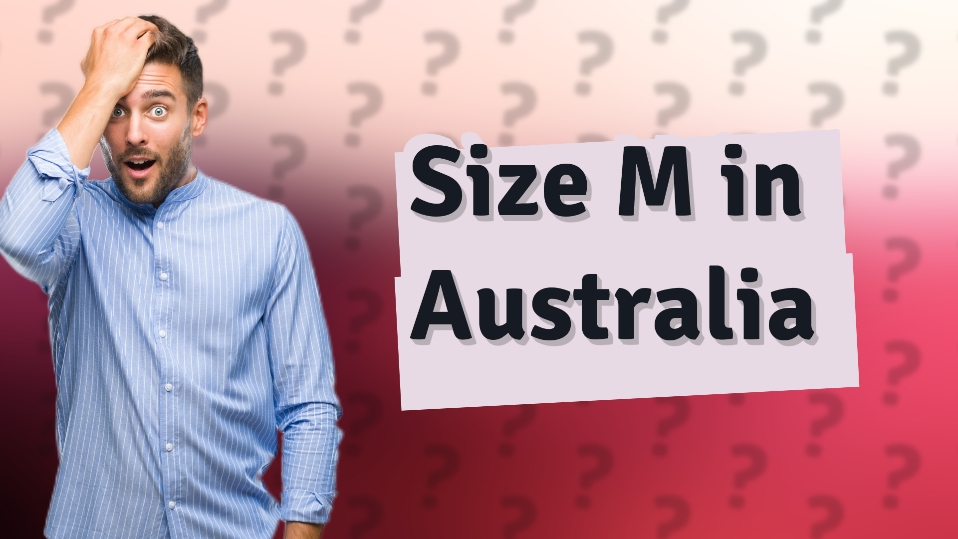Size M in Australia
