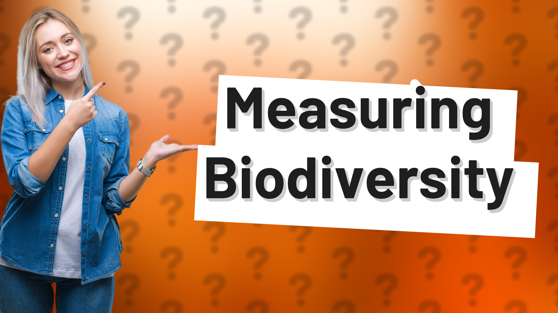 Measuring Biodiversity