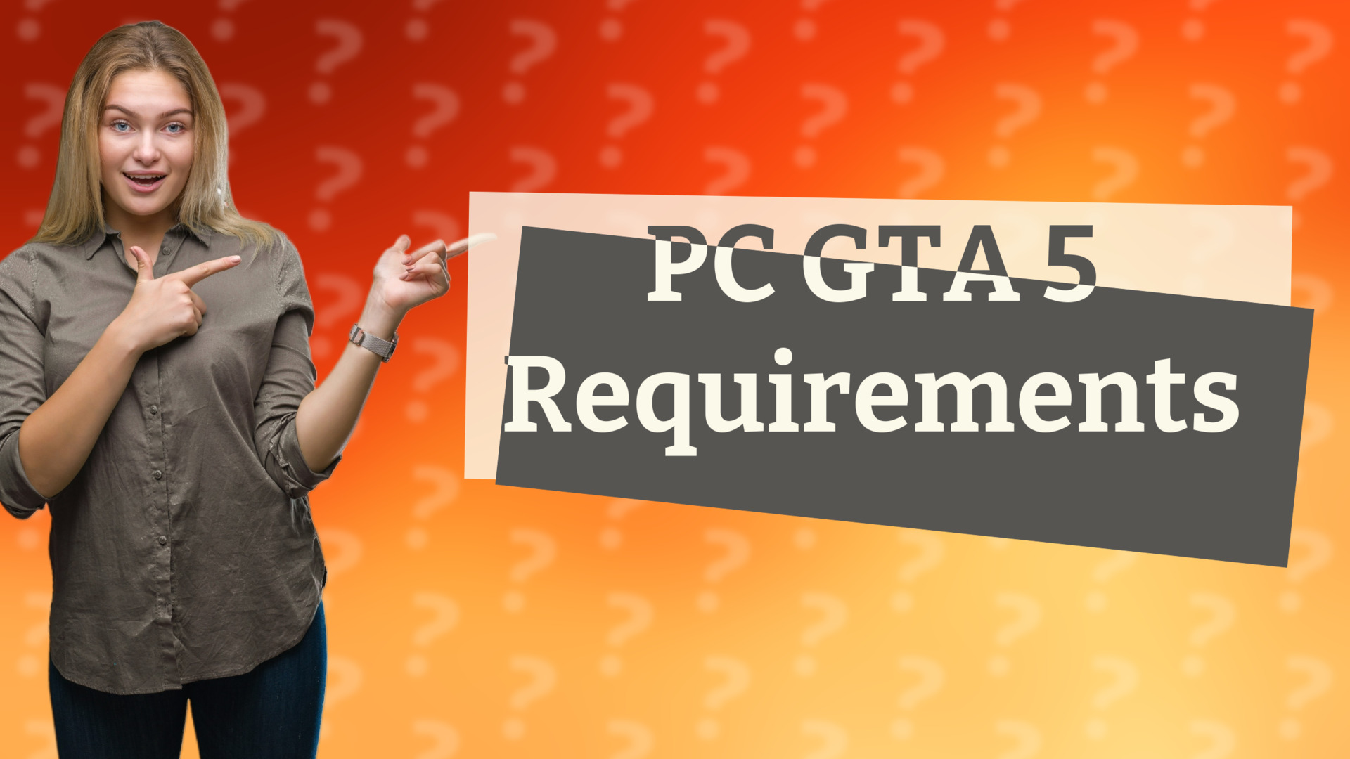 PC GTA 5 Requirements