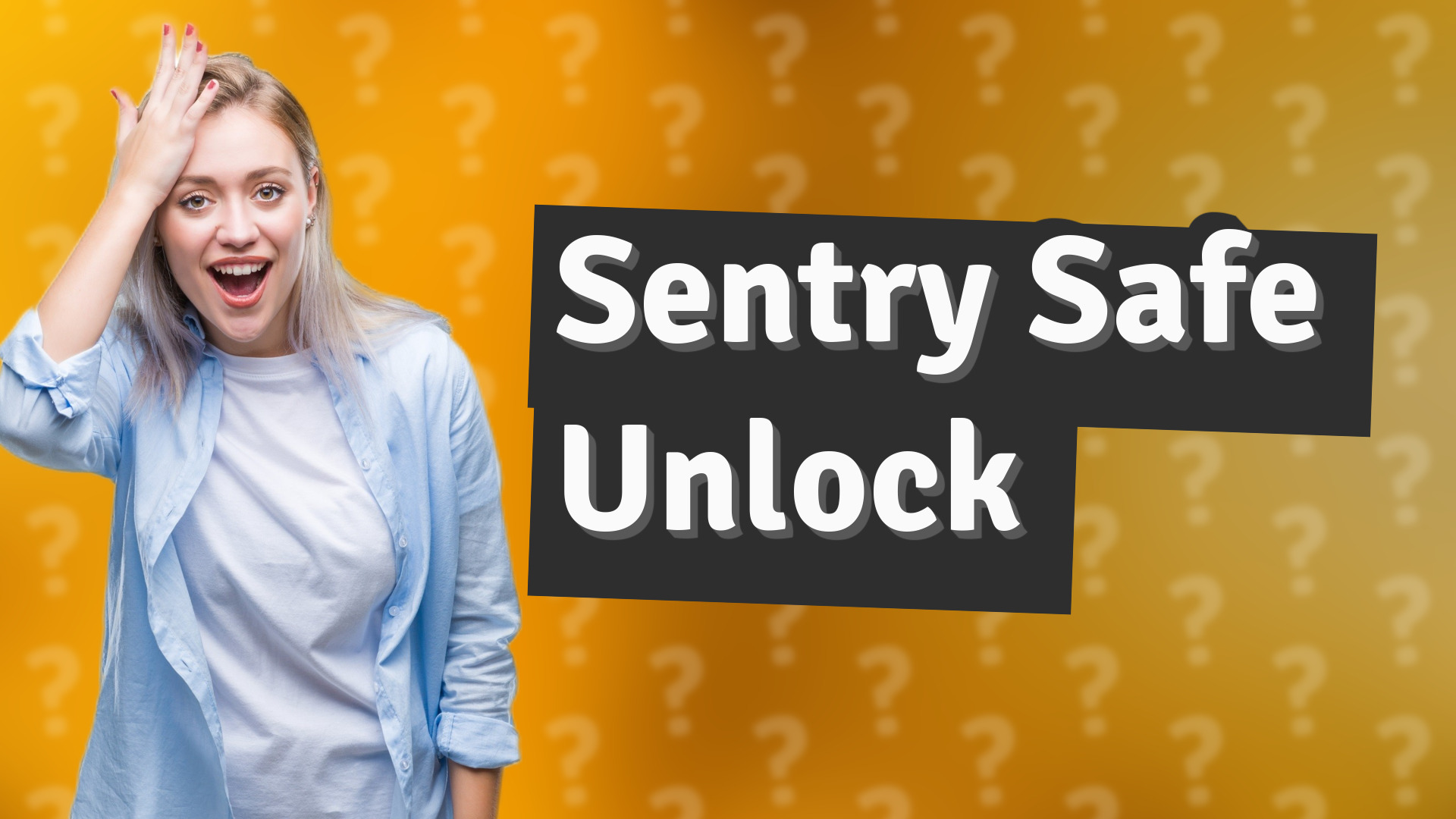 Sentry Safe Unlock