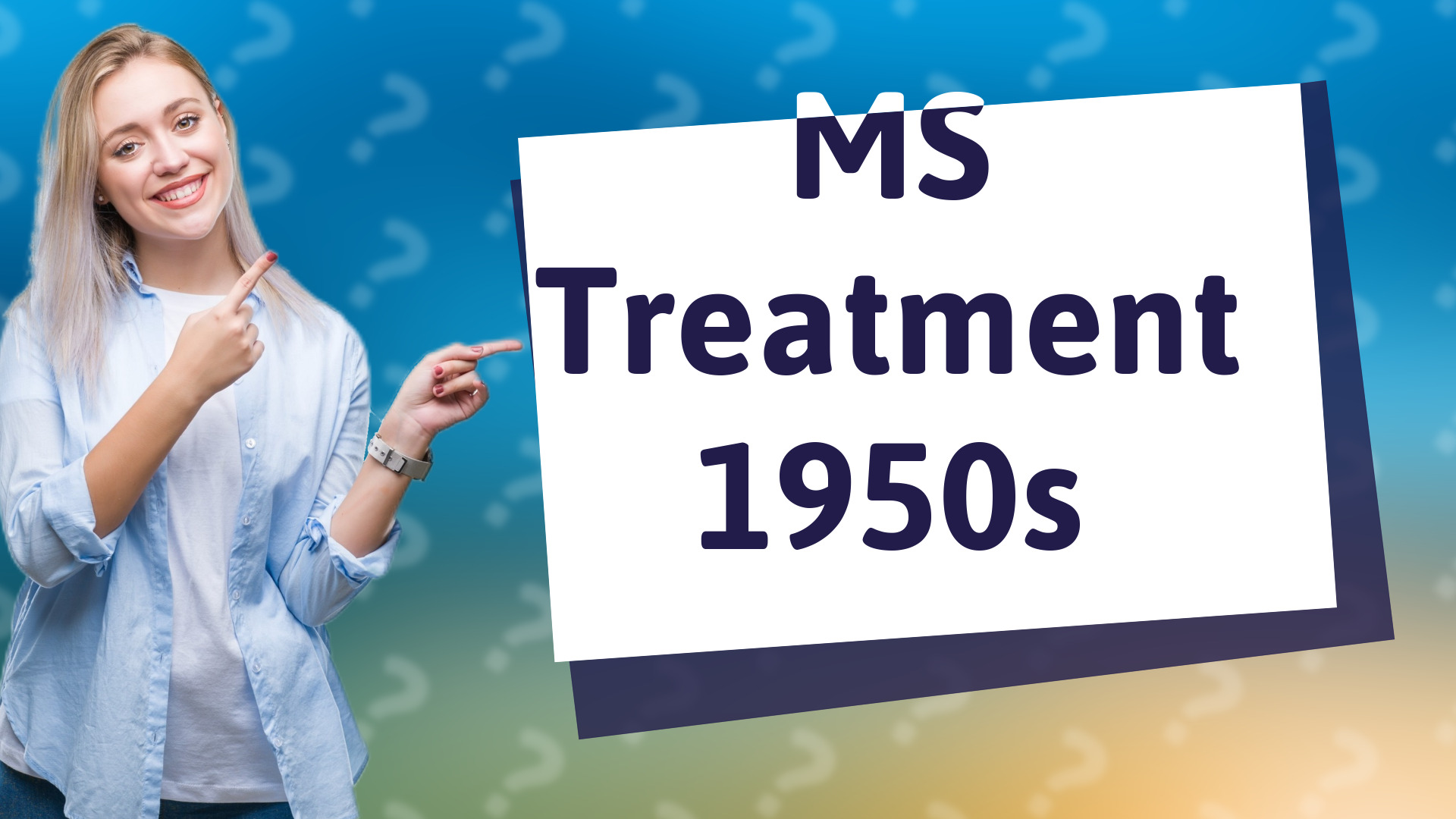 MS Treatment 1950s