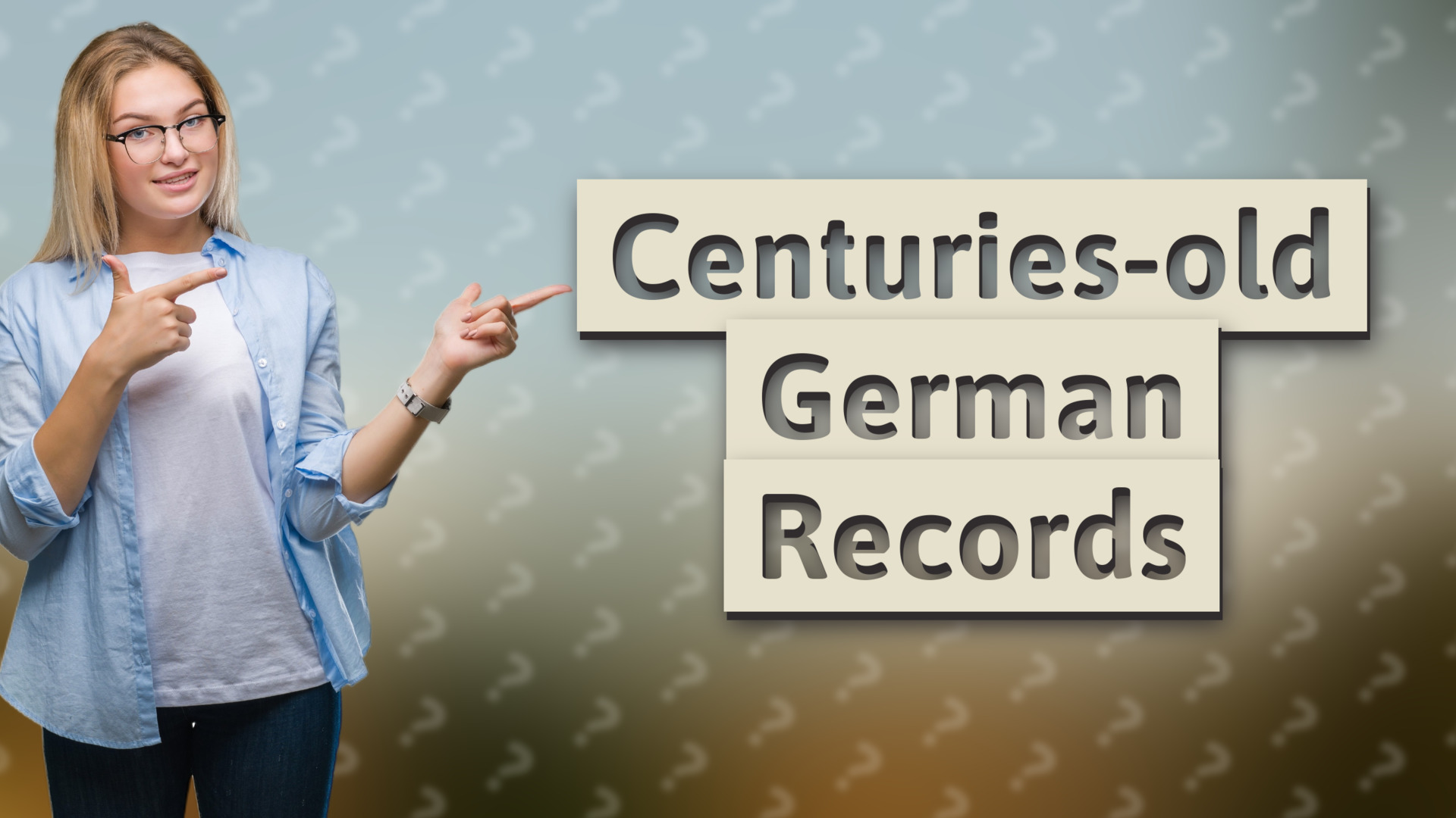 Centuries-old German Records