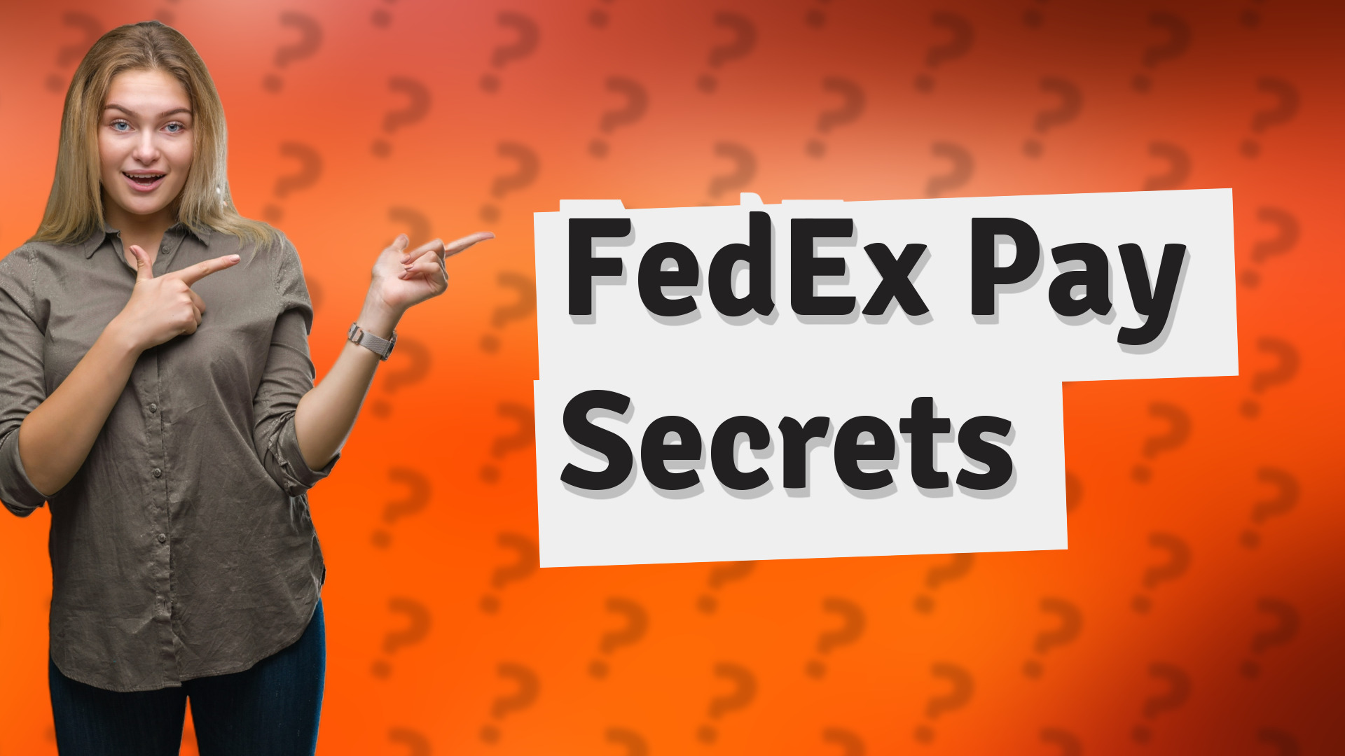 FedEx Pay Secrets