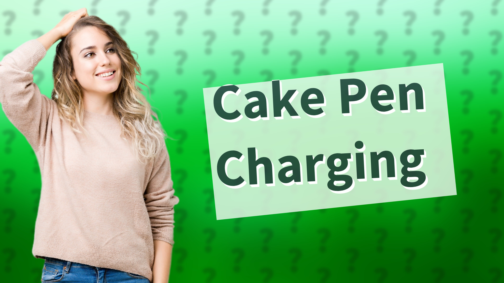 Cake Pen Charging