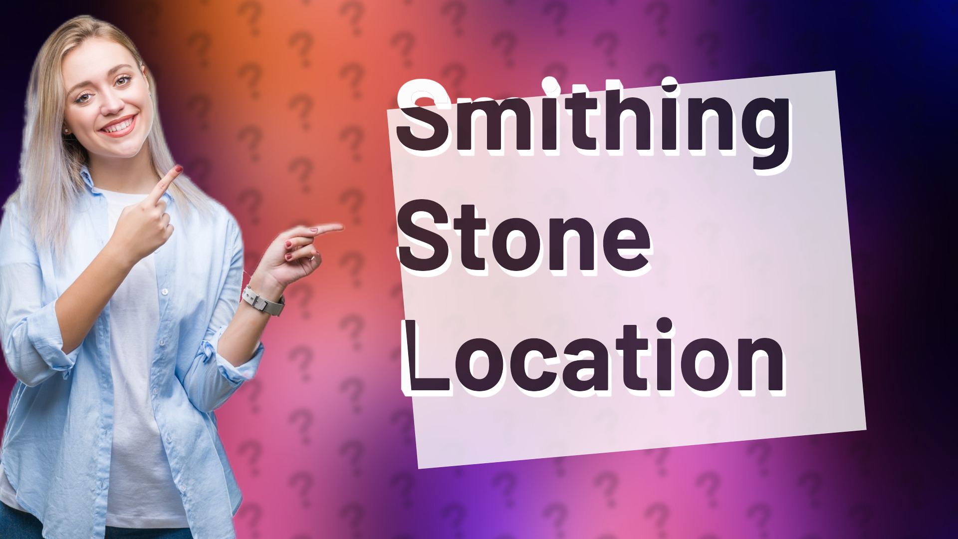 Smithing Stone Location