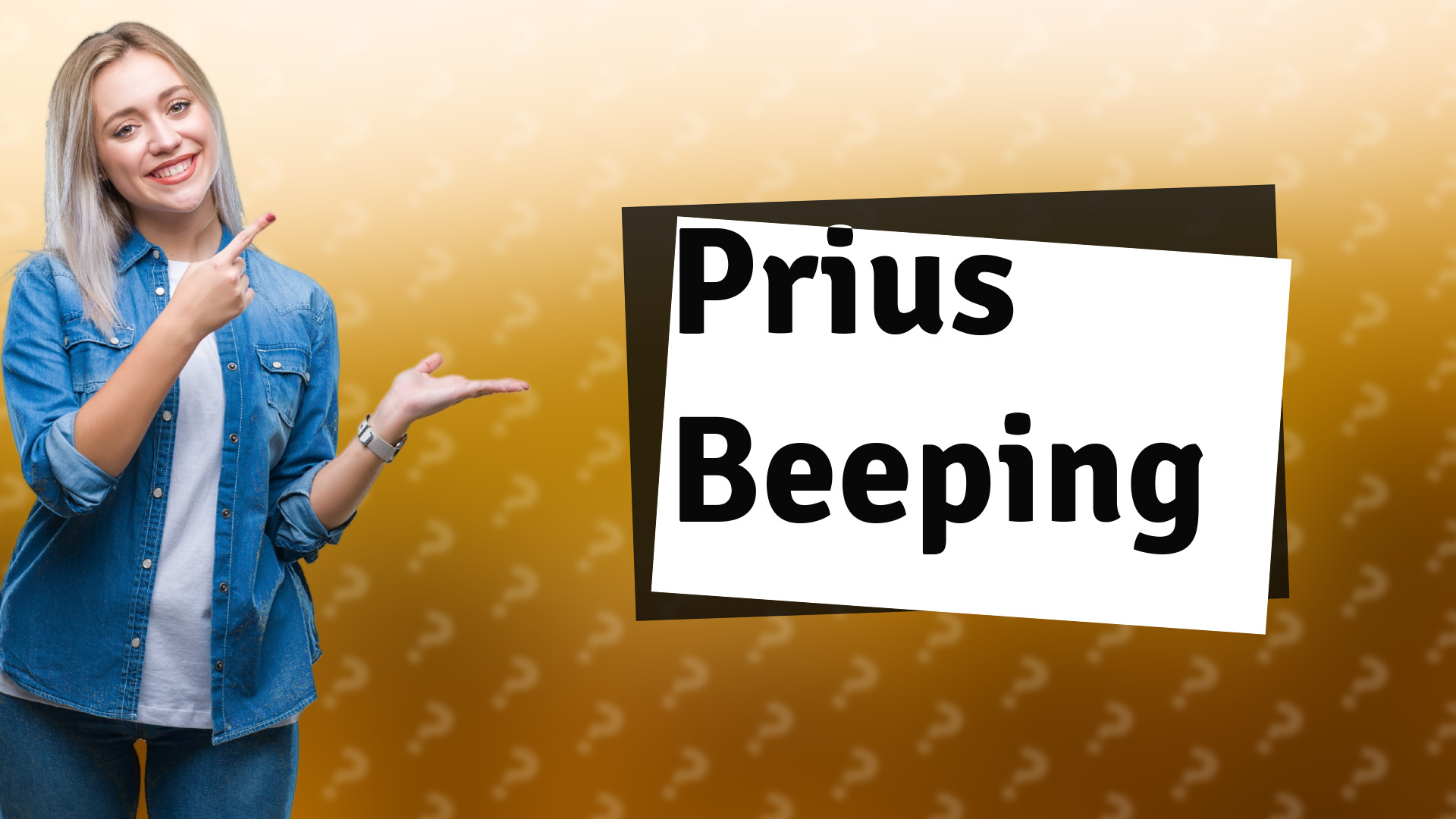 Prius Beeping