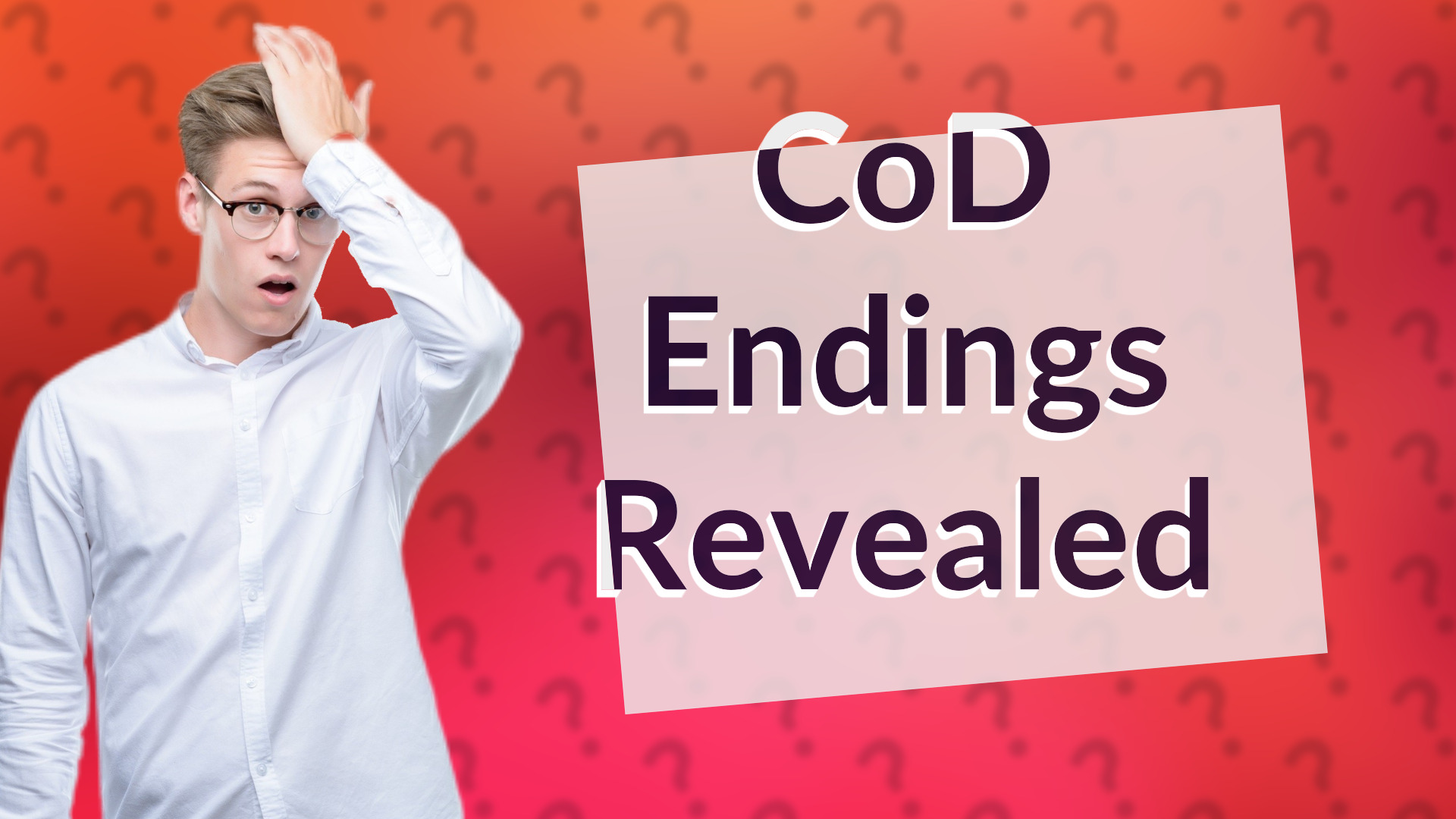 CoD Endings Revealed