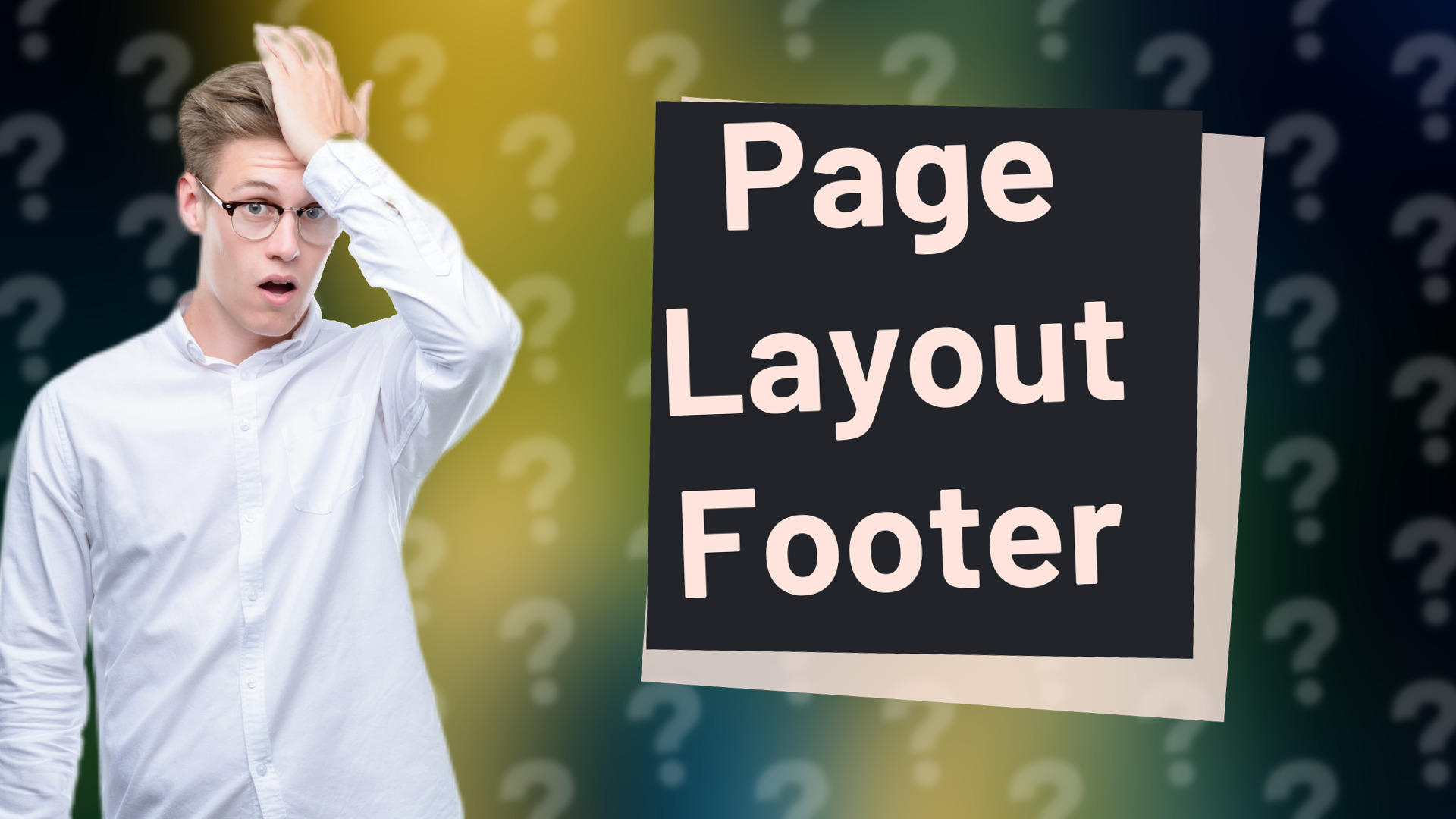 Page Layout Footer