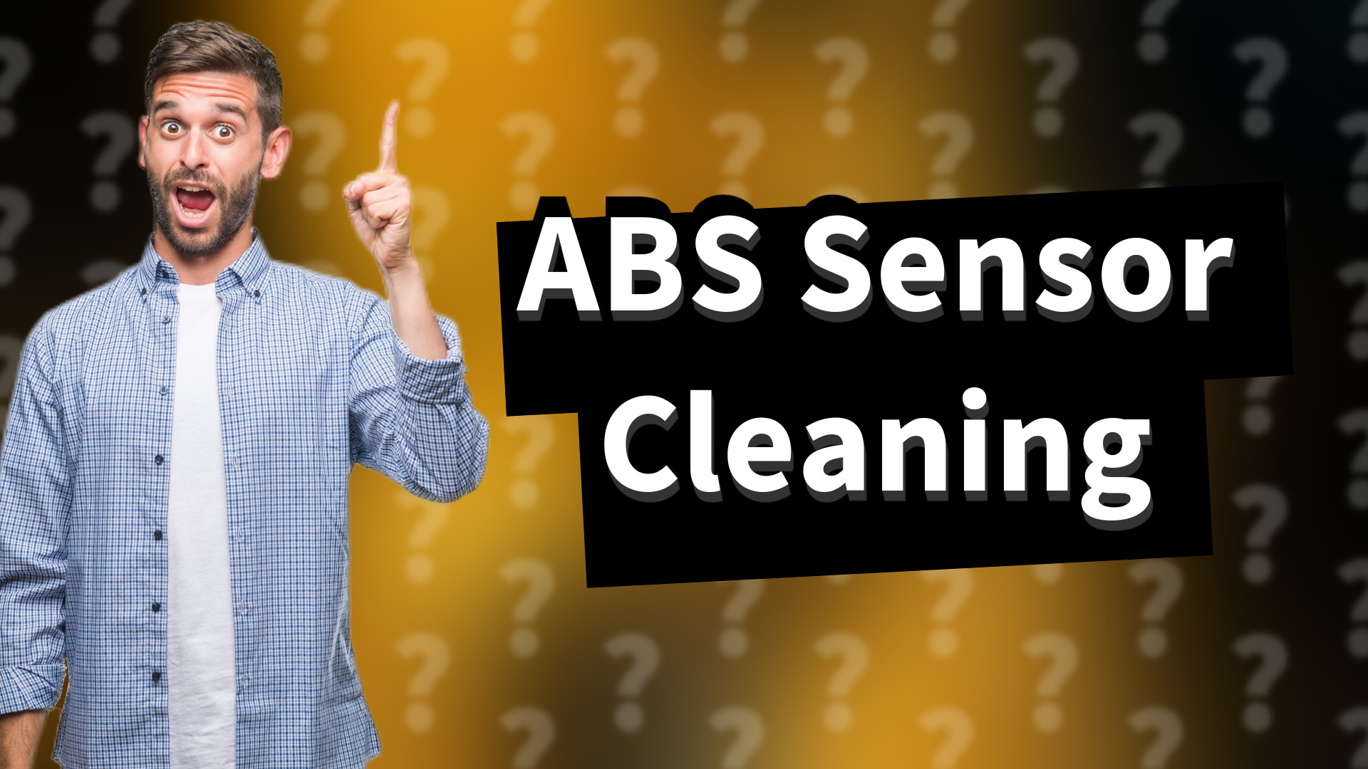 ABS Sensor Cleaning