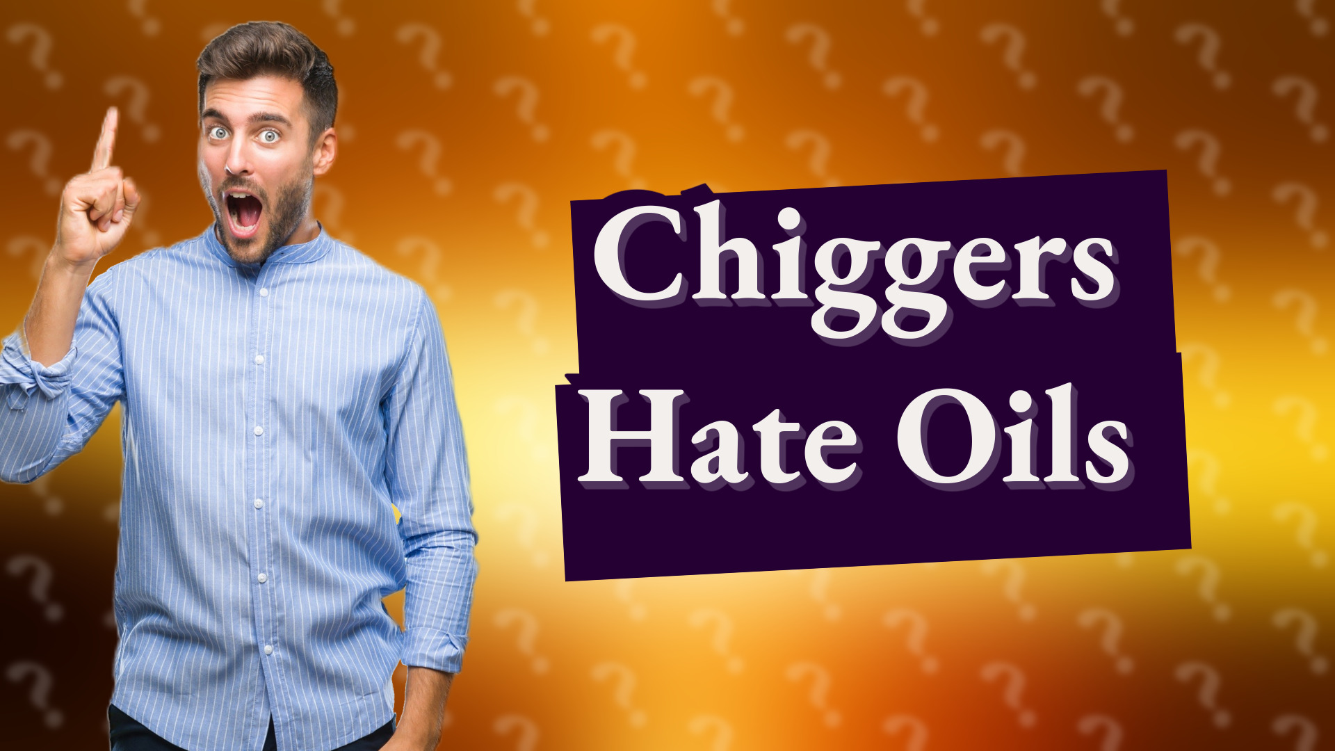 Chiggers Hate Oils