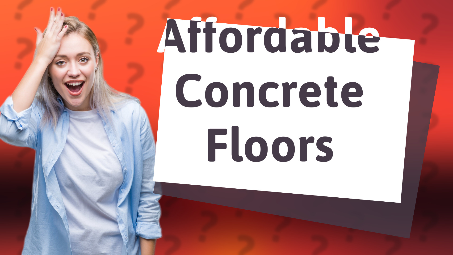 Affordable Concrete Floors